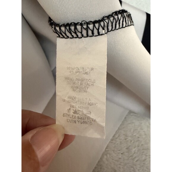 Soprano Black And White Stripe Scuba Skirt Size S Mini - Picture 4 of 4